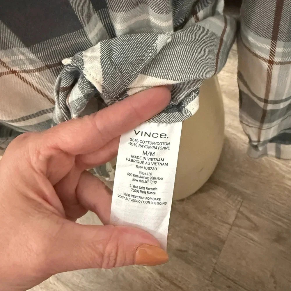 Vince • Manchester Plaid Shirt - Picture 6 of 8